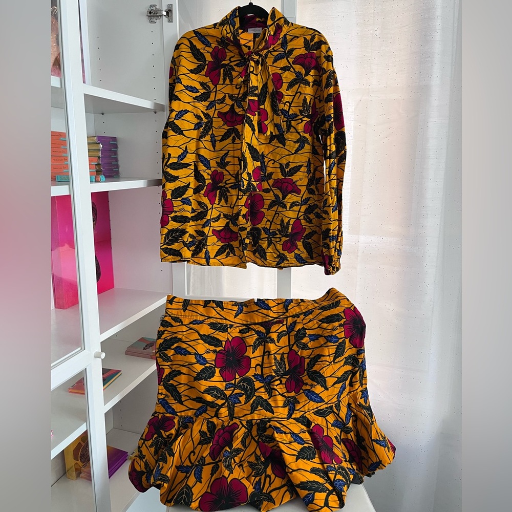 Women’s Blouse & Mini Skirt Set